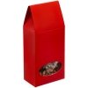 Коробка с окном English Breakfast, красная, красный, картон