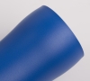 Термостакан "Монтана" 400 мл, покрытие пудра, синий, пластик/нержавеющая сталь/порошковое покрытие