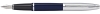 Перьевая ручка Cross Calais Blue Lacquer, синий, латунь, нержавеющая сталь