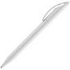 Ручка шариковая Prodir DS3 TMM, белая матовая, белый, пластик