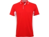 Рубашка поло «Montmelo» мужская, белый, красный, полиэстер