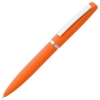 Ручка шариковая Bolt Soft Touch, оранжевая, оранжевый, металл; покрытие софт-тач