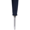 Зонт-трость Hit Golf, темно-синий, синий, купол - эпонж; каркас - сталь; ручка - пластик