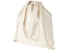Рюкзак со шнурком «Flin» из хлопка 240 г/м², натуральный, хлопок