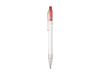 Ручка шариковая из переработанного PET «HARLAN», красный, прозрачный, пластик