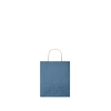 Подарочный пакет малый 90 г/м&#178;, синий, бумага