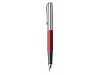 Ручка перьевая Parker Jotter, F, красный, серебристый, металл