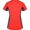 Спортивная футболка SHANGHAI WOMAN женская, КРАСНЫЙ/ТЕМНЫЙ ГРАФИТ 2XL, красный/темный графит