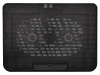 Охлаждающая подставка для игрового ноутбука Gleam, черный, пластик