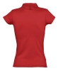 Рубашка поло женская Prescott Women 170, красная, красный, джерси; хлопок 100%, плотность 170 г/м²