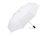 Зонт складной «Asset» полуавтомат, белый, полиэстер, soft touch
