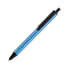 Ручка шариковая со стилусом FLUTE TOUCH, синий, металл/пластик