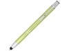 Ручка-стилус металлическая шариковая «Moneta» с анодированным покрытием, зеленый, алюминий