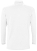 Рубашка поло мужская с длинным рукавом Winter II 210 белая, белый, хлопок