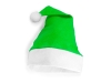 Рождественская шапка SANTA, зеленый, белый, полиэстер, флис