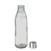 Бутылка для питья 650 мл, серый, стекло