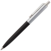 Ручка шариковая Popular, черная, черный, пластик; металл