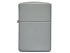 Зажигалка ZIPPO Classic с покрытием Flat Grey, серый, металл