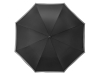 Зонт-трость «Reflect», черный, полиэстер, soft touch