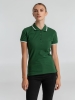 Рубашка поло женская Practice Women 270, зеленая с белым, зеленый, белый, хлопок