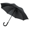 Зонт-трость Alessio, черный, черный, пластик