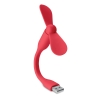 Настольный USB вентилятор, красный, пластик