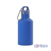 Бутылка для воды "Финиш", покрытие soft touch 500 мл, синий, нержавеющая сталь/soft touch/пластик
