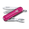 Нож-брелок VICTORINOX Classic SD Colors "Cupcake Dream", 58 мм, 7 функций, полупрозрачный розовый, розовый, пластик abs / cellidor