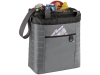 Стеганая сумка-холодильник «Quilted Event», черный, серый, пвх, нейлон