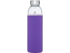 Бутылка спортивная «Bodhi» из стекла, фиолетовый, металл, неопрен