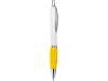 Ручка пластиковая шариковая с антибактериальным покрытием CARREL, желтый, пластик