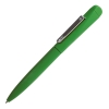 IQ, ручка с флешкой, 8 GB, зеленый/хром, металл  , зеленый, серебристый, металл, soft-touch