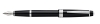 Перьевая ручка Cross Bailey Light Black, перо среднее M, черный, пластик, нержавеющая сталь