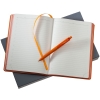 Набор Shall, оранжевый, оранжевый, ежедневник - искусственная кожа; ручка - пластик; покрытие софт-тач; коробка - картон
