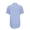 Рубашка мужская с коротким рукавом SSL/men, корпоративный голубой, полиэстер, хлопок