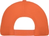 Бейсболка «Newport», белый, оранжевый, полиэстер