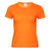 Футболка женская STAN хлопок/эластан 180,37W, Оранжевый, оранжевый, 180 гр/м2, эластан