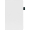 Ежедневник White Shall, недатированный, белый с зеленым, зеленый, белый, искусственная кожа; покрытие софт-тач