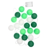 Гирлянда Filamenta, зеленая, зеленый, полиэстер 100%; пластик