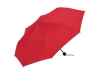 Зонт складной «Toppy» механический, красный, полиэстер, soft touch