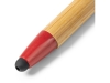 Ручка-стилус шариковая бамбуковая NAGOYA, красный, растительные волокна