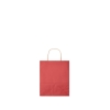 Подарочный пакет малый 90 г/м&#178;, красный, бумага