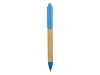 Ручка картонная шариковая «Эко 2.0», голубой, бежевый, пластик, картон