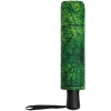 Зонт складной Evergreen, купол - эпонж, 210т; ручка - пластик, покрытие софт-тач; рама - металл; спицы - стеклопластик