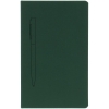 Ежедневник Magnet Shall с ручкой, зеленый, зеленый, искусственная кожа; покрытие софт-тач