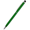 Ручка металлическая Dallas Touch, зеленая, зеленый