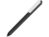 Ручка пластиковая шариковая Pigra P03, черный, белый, пластик