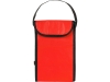 Сумка-холодильник Reviver на липучке из нетканого переработанного материала RPET, красный, нетканый материал