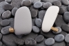 Внешний аккумулятор Pebble 5200 мАч, серый, серый, пластик, покрытие, имитирующее камень