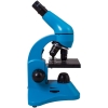 Монокулярный микроскоп Rainbow 50L с набором для опытов, голубой, голубой, корпус, транспортный кейс - пластик